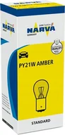 Żarówki samochodowe - Żarówka PY21W 12V Pomarańczowa Narva 1 szt. - miniaturka - grafika 1