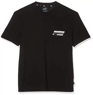 Koszulki męskie - Puma Rebel Pocket Tee T koszulka męska, Cotton Black, M - grafika 1