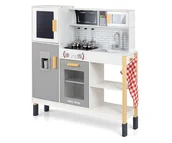 Zabawki AGD - Milly Mally Drewniana kuchnia Esket Grey - miniaturka - grafika 1