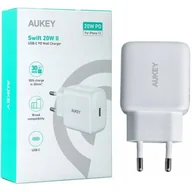 Ładowarki do telefonów - Aukey Swift 20W biały PA-R1-W - miniaturka - grafika 1