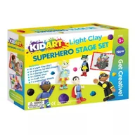 Zabawki kreatywne - Kid Art: Zestaw plasteliny do modelowania - Superbohaterowie - miniaturka - grafika 1