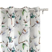 Zasłony - Zasłona SPRING wzór SP15 | biała magnolia 150 x 240 cm tkanina standard - miniaturka - grafika 1