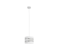 Lampy sufitowe - Żyrandol na lince HELEN 1xE27/60W/230V śr. 20 cm biały - miniaturka - grafika 1