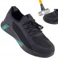 Obuwie robocze - Buty robocze PÓŁBUTY SPORTOWE męskie Lekkie Oddychające z NOSKIEM URGENT 37 - miniaturka - grafika 1