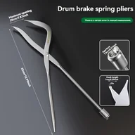 Inne - TEMU WOLLFAN Szczypce do Sprężyn Hamulca Bębnowego - Narzędzie do Naprawy Samochodów do Demontażu i Regulacji, Długość Haka 1.3cm, Metal Odporny na - miniaturka - grafika 1