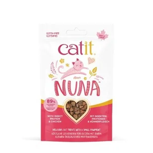 Catit Nuna Treats 4 x 60 g Owady i kurczak - Przysmaki dla kotów - miniaturka - grafika 1