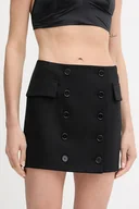 Spódnice - Patrizia Pepe spódnica kolor czarny mini ołówkowa 8G0497 A025 - miniaturka - grafika 1