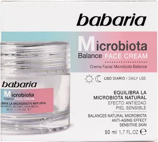 Krem do twarzy Babaria Microbiota Balance Crema Facial Uso Diario Piel Sensible 50 ml (8410412100724) - Kremy do twarzy - miniaturka - grafika 1