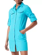 Sukienki - Replay Sukienka damska, 384 niebieski, XL - miniaturka - grafika 1