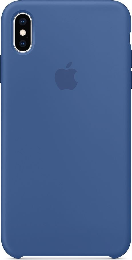 Apple Etui silikonowe iPhone XS Max - delftyjski błękit