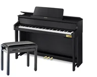 Instrumenty klawiszowe - ‌CASIO GP-300 Black - Pianino cyfrowe + Ława Serwis pianin w domu klienta ♦ 30 DNI NA ZWROT ♦ GWARANCJA DOOR-TO-DOOR ♦ SZYBKA WYSYŁKA - miniaturka - grafika 1