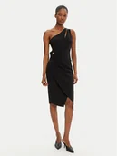 Sukienki - Rinascimento Sukienka koktajlowa CFC0122878003 Czarny Regular Fit - miniaturka - grafika 1