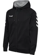 Bluzy męskie - Bluza sportowa z kapturem Hummel HMLGO Cotton Zip Hoodie r. 3XL - miniaturka - grafika 1