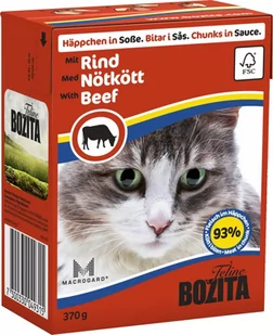 BOZITA Cat Wołowina W Sosie 370g - Mokra karma dla kotów - miniaturka - grafika 3