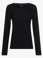 Koszulki i topy damskie - JOOP! Damska koszulka od piżamy Kobiety wiskoza niebieski wzorzysty, S - miniaturka - grafika 1