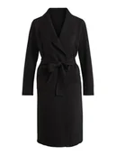 Kurtki damskie - Vila Płaszcz przejściowy w kolorze czarnym - miniaturka - grafika 1