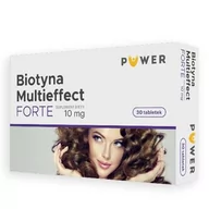 Suplementy naturalne - PUWER POLSKA SP. Z O.O. Biotyna Multieffect Forte 10 mg 30 tabletek 3772421 - miniaturka - grafika 1