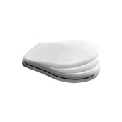 Deski sedesowe - Kerasan 108701 - RETRO Deska WC wolnoopadająca kolor biały zawiasy kolor złoty - miniaturka - grafika 1