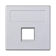Inne akcesoria elektryczne - Kontakt Simon Adapter gniazd keystone SIMON 500 - aluminium - miniaturka - grafika 1
