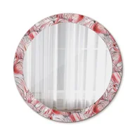 Lustra - Piękne Lustro Ścienne Okrągłe Flamingi 80cm - miniaturka - grafika 1