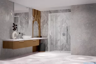 Radaway Idea White Kdj kabina 110x90cm prawa szkło przejrzyste 387041-04-01R/387050-04-01L - Kabiny prysznicowe Radaway Idea White Kdj kabina 110x90cm prawa szkło przejrzyste 387041-04-01R/387050-04-01L - Kabiny prysznicowe - miniaturka - grafika 3