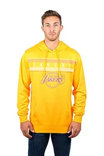 Unk NBA Męska bluza z kapturem Midtown męska NBA polarowa bluza z kapturem ŻÓŁTY L - Bluzy męskie - miniaturka - grafika 1