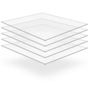 Płyta akrylowa vidaXL, 4 mm, 40x60 cm, 5 szt. - Meble modułowe i akcesoria - miniaturka - grafika 1