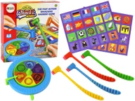 Zabawki zręcznościowe - Gra Zręcznościowa Konkurencyjna Karciana Spinner Uderz Młotkiem LEAN Toys - miniaturka - grafika 1