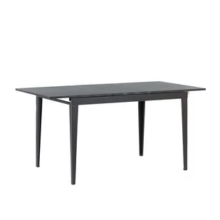 Beliani Stół do jadalni rozkładany 120/160 x 80 cm czarny NORLEY 227896 - Stoły - miniaturka - grafika 1