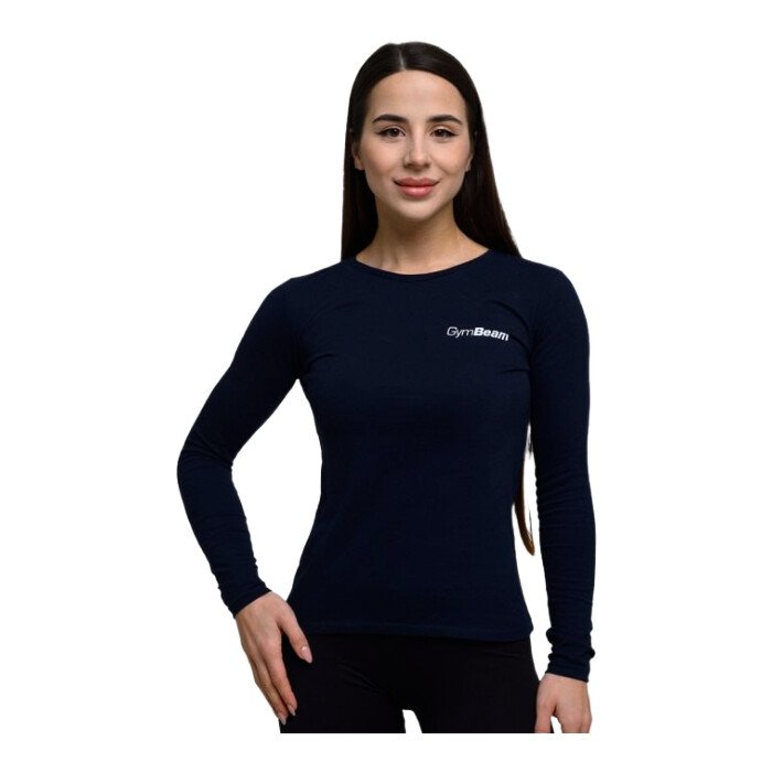 Koszulka damska GymBeam Women‘s Basic Long Sleeve T-Shirt Navy M