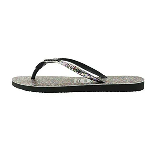Havaianas Damskie japonki You Metallic, czarny - czarny Black - 41/42 EU - Klapki i japonki damskie - miniaturka - grafika 1