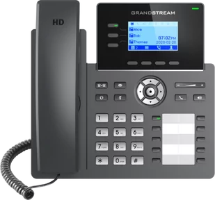 Grandstream GRP2604 HD Telefon VoIP 6xSIP z zasilaczem Grandstream - Telefony stacjonarne - miniaturka - grafika 1