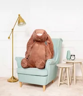 Maskotki i pluszaki - DUŻY MIŚ PLUSZOWY KRÓLIK FIGO PRZYTULANKA MASKOTKA 120cm CIEMNY BRĄZ - miniaturka - grafika 1