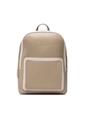 Plecaki - Tommy Hilfiger Plecak Iconic Tommy Backpack AW0AW12317 Beżowy - miniaturka - grafika 1