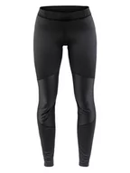 Spodnie sportowe damskie - Craft Legginsy kolarskie "Ideal Wind" w kolorze czarnym - miniaturka - grafika 1