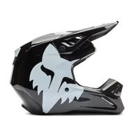 Kaski motocyklowe - Kask Cross FOX V1 Shield CzarnyXXL - miniaturka - grafika 1