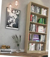 Regały - Duży regał na książki dąb sonoma P7-F16 - miniaturka - grafika 1