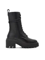 Botki damskie - Gino Rossi Botki RST-CIRCLE-01B Czarny - miniaturka - grafika 1