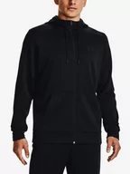 Bluzy sportowe męskie - Bluza męska Under Armour  Fleece FZ Hoodie-BLK L - miniaturka - grafika 1