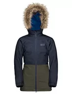 Kurtki i płaszcze dla chłopców - Jack Wolfskin Unisex dziecięca kurtka zimowa Bandai Jacket Kids wodoszczelna dziecięca kurtka zimowa niebieski niebieski (Night Blue) 92 - miniaturka - grafika 1
