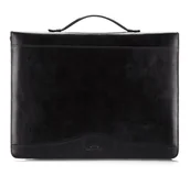 Teczki i aktówki - Aktówka skórzana klasyczna duża - miniaturka - grafika 1