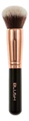 Pędzle do makijażu - INTER-VION Pędzel różowe złoto-do konturowania różu 414323 - miniaturka - grafika 1