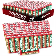 Baterie i akcesoria - Zestaw 20 x Baterie Cynkowo-Węglowe TOSHIBA HEAVY DUTY R6 AA 1,5V Folia 4szt - miniaturka - grafika 1