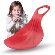 Sanki i ślizgacze - Sanki Dla Dzieci Ślizg Zjazdowy Jabłuszko Zabawy Śniegu Plastikowe Mocne - miniaturka - grafika 1