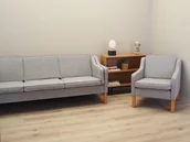 Fotele - Fotel bukowy, duński design, lata 70, produkcja: Dania - miniaturka - grafika 1