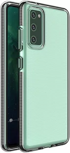 Samsung Spring Case pokrowiec żelowe etui z kolorową ramką do Galaxy A72 4G czarny - Etui i futerały do telefonów - miniaturka - grafika 1