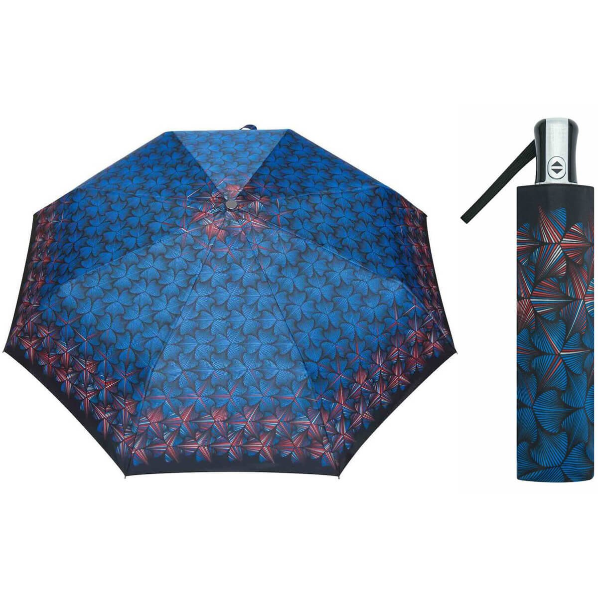 Automatyczna parasolka damska Carbon Steel polskiej marki Parasol, elegancka rączka