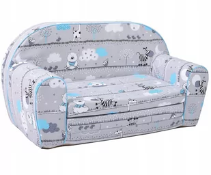 Sofa Z Pianki Kanapa Dla Dziecka Rozkładana - Wzór Sm16 - Zestawy mebli dla dzieci - miniaturka - grafika 1