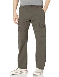 Wrangler Authentics męskie spodnie cargo o luźnym kroju ze stretchem, Ciemny oliwkowy, 33W / 30L - Spodenki męskie - miniaturka - grafika 1