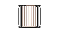 Zabezpieczenia dla dzieci - Lionelo, Truus Slim Bramka Black Carbon natural - miniaturka - grafika 1